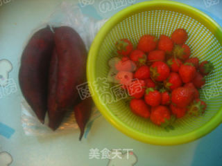 Berry Core Purple Sweet Potato Ball recipe