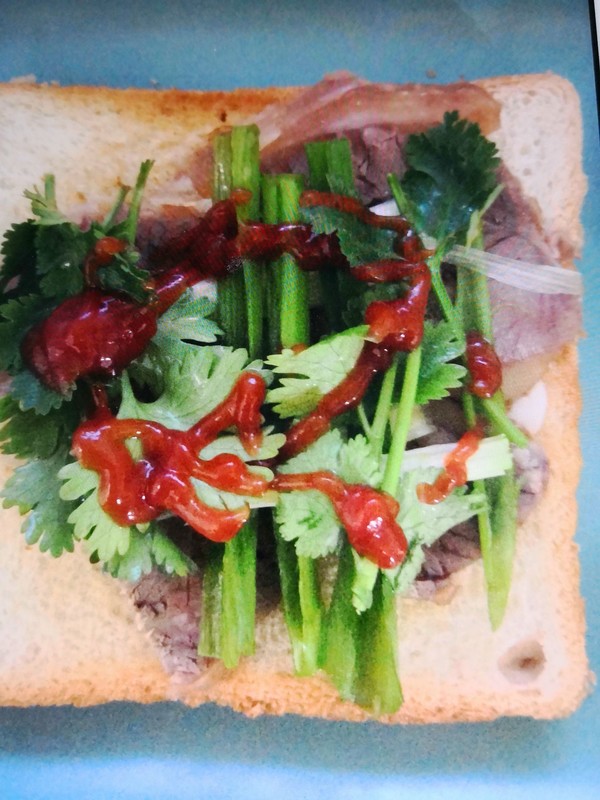 Toast with Meat recipe