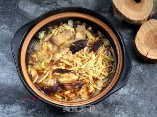 Braised Pork Belly and Cabbage Dried Shreds recipe