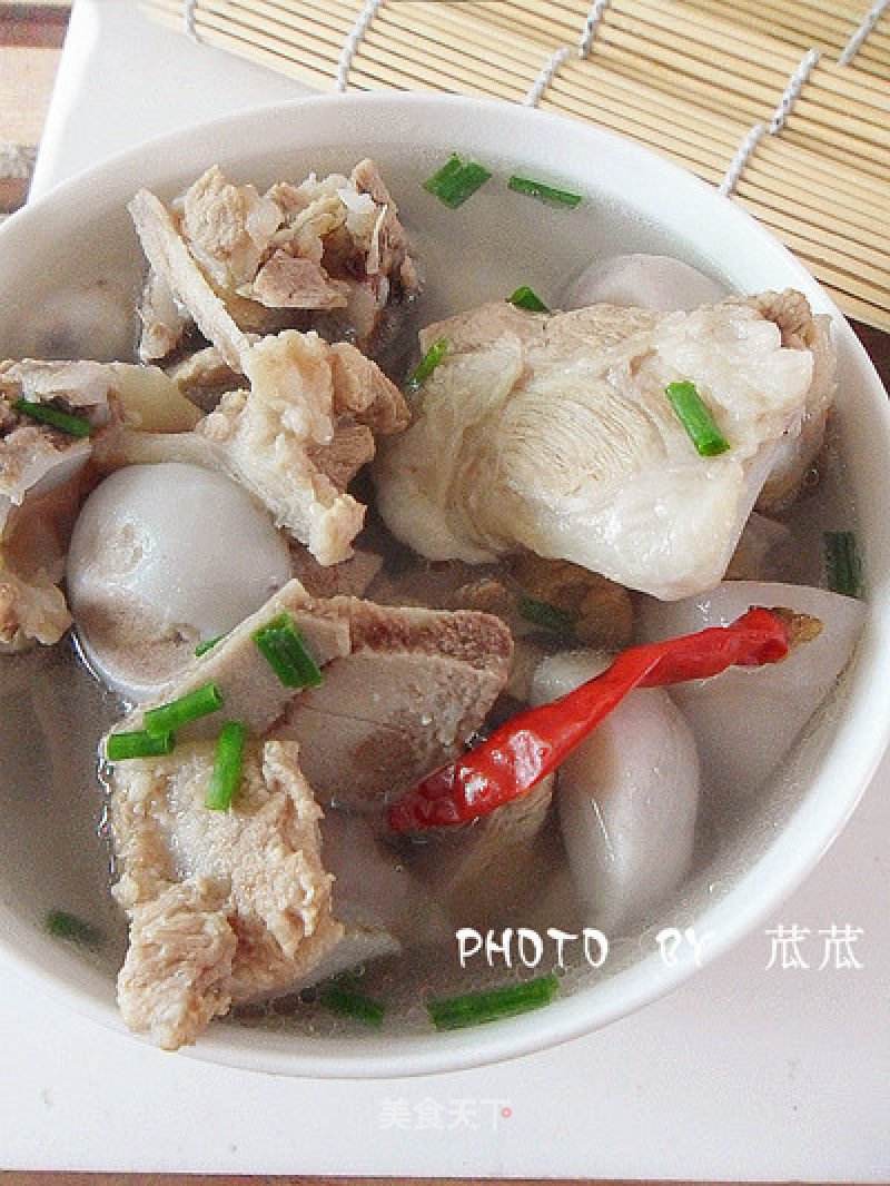 【calcium Supplement】taro Tuber Bone Soup recipe