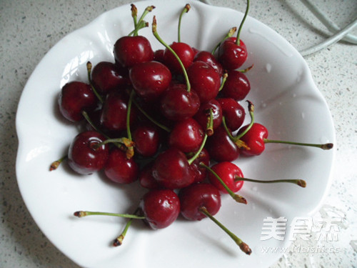 Cherry Cocoa Butter Cake recipe