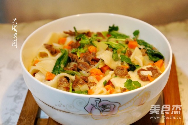 Halal Wide Soup Beef Noodle recipe