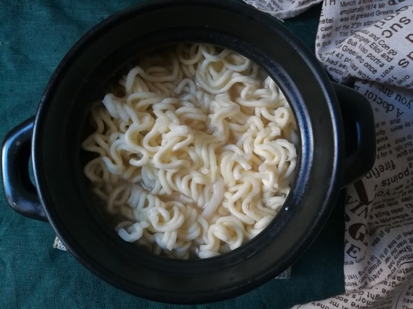 #中卓牛骨汤面# Meatball Crock Noodle Soup recipe