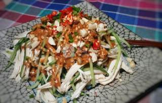 Weird Spicy Shredded Chicken recipe