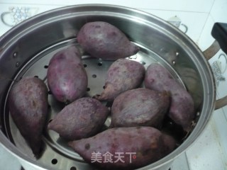 Papaya and Purple Potato Mashed recipe