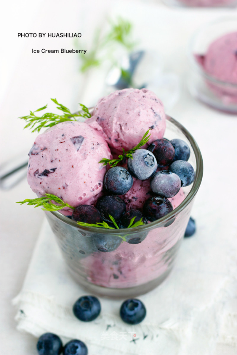 【blueberry Coconut Milk Ice Cream】 recipe