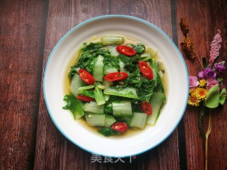 Cabbage in Oyster Sauce recipe