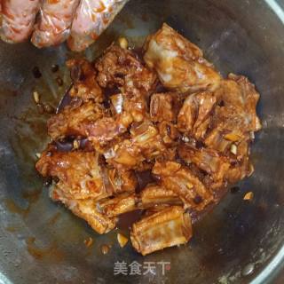 Braised Pork Ribs with Spicy Cabbage recipe