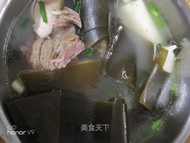 *reunion Meal*bone Bone Stewed Kelp and Yam recipe