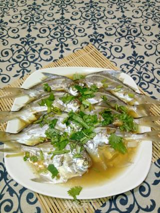Steamed Pomfret recipe