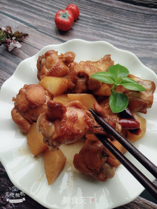 Braised Chicken Wings Root Potatoes recipe