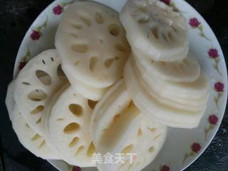 Black Fungus Sweet and Sour Lotus Root Slices recipe