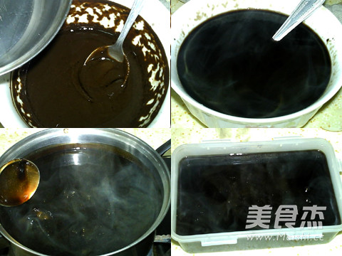 Yogurt Black Jelly recipe