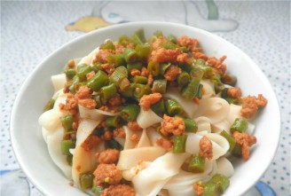 Noodles with Beans recipe