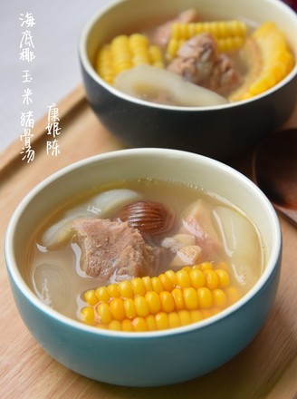 Sea Coconut Corn Pork Bone Soup recipe