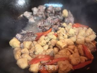 Beef Stir-fried Tofu recipe