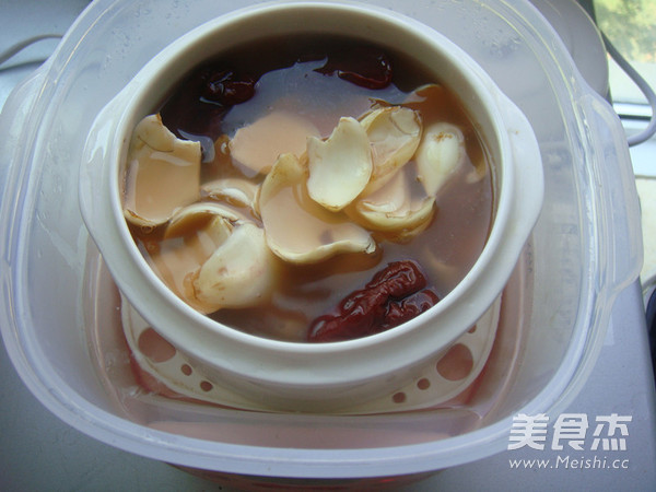 Barley, Red Date, Fresh Lily, Brown Sugar Water recipe