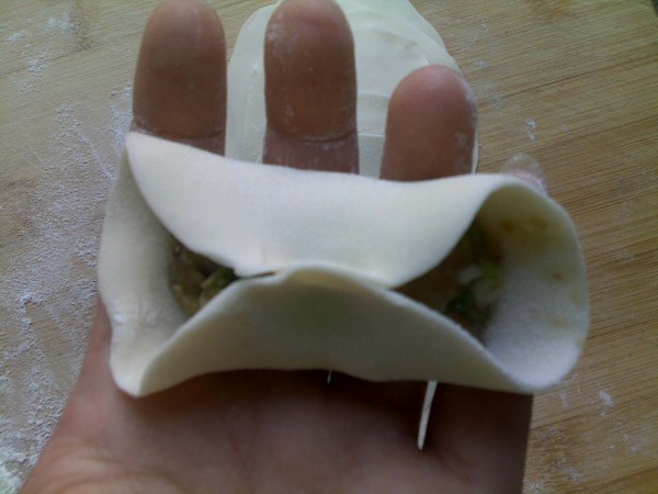 Wheat Celery and Shiitake Mushroom Dumplings recipe