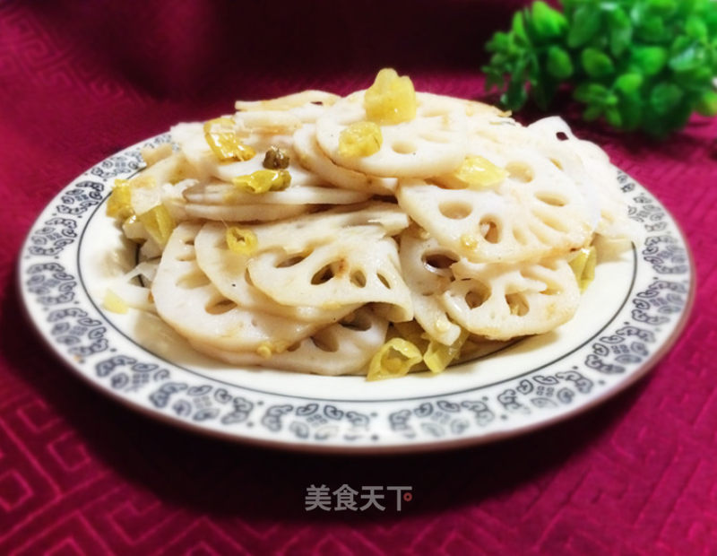 Fried Lotus Root Slices