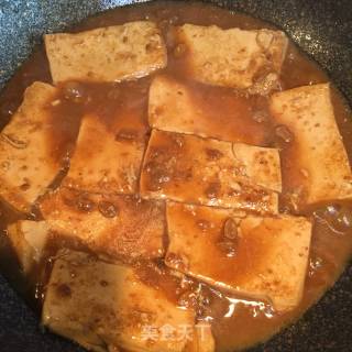 Braised Tofu with Bean Paste recipe