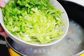 Lettuce and Fish Porridge recipe