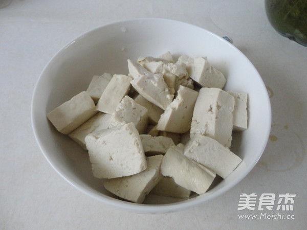 Scallops Stir-fried Tofu and Choy Sum recipe