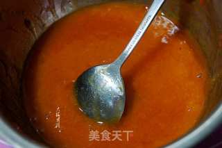 Persimmon Glutinous Rice Noodle Cake recipe