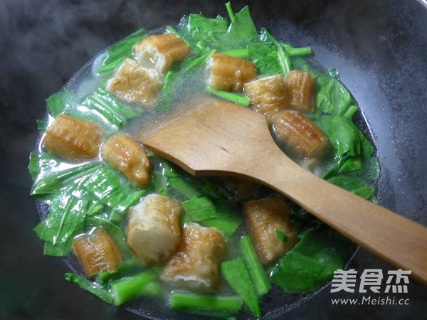 Rape Long You Tiao Rice Cake Soup recipe