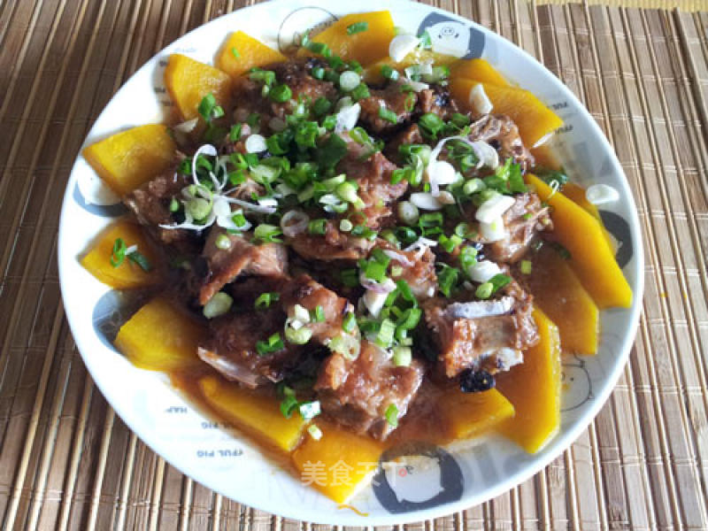 Pumpkin Steamed Spare Ribs recipe