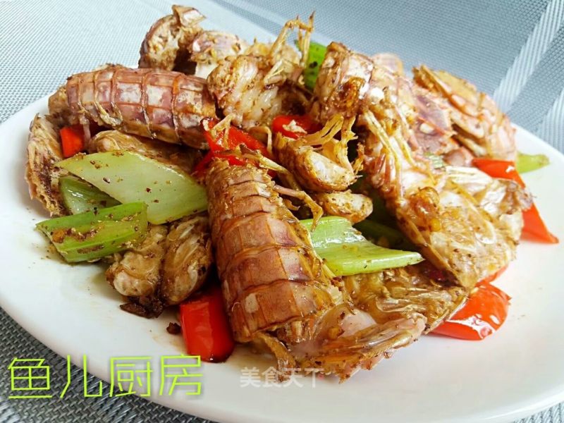 Salt and Pepper Mantis Shrimp Section──private Dishes in Yuer's Kitchen recipe