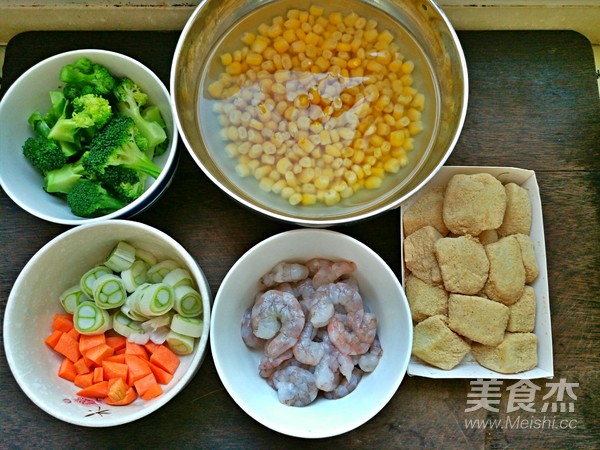 Fried Rice Cake with Shrimp recipe