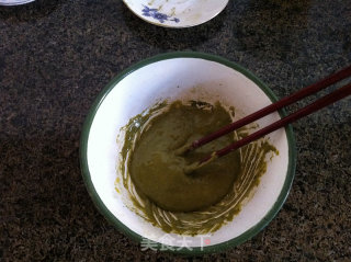 Matcha Pattern Chiffon Cake recipe