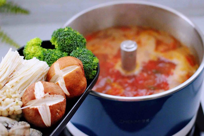 Seafood Assorted Seasonal Vegetable Hot Pot recipe