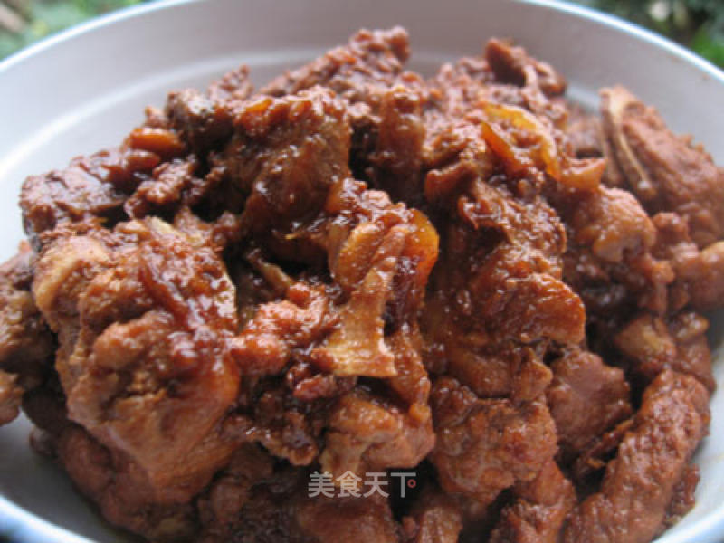 Pork Ribs in Red Oil Sauce recipe