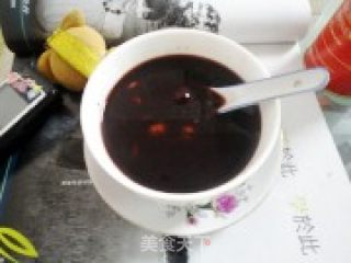 Black Rice Porridge with Red Dates recipe