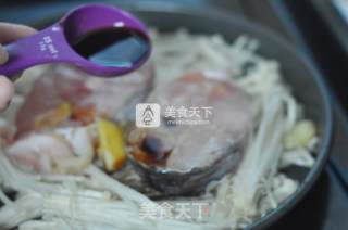 Easy Enoki Mushroom Grilled Fish recipe