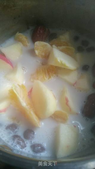 Coconut Milk Fruit Fish [hot Dessert] recipe