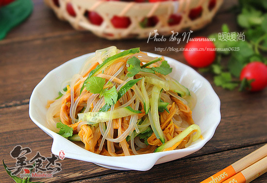 Mustard Vermicelli Mixed with Day Lily recipe