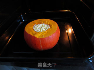 Cheese Baked Pumpkin with Pine Nuts recipe