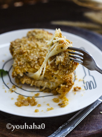 Oil-free Fried Chicken Chop recipe