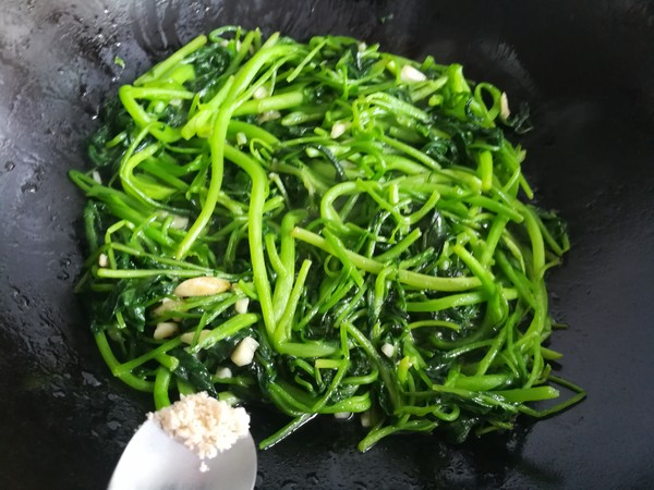 Stir-fried Chinese Kale recipe