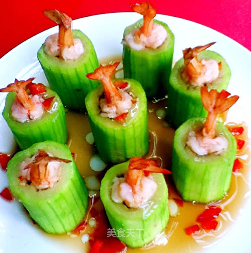 Shrimp and Water Melon Cup recipe
