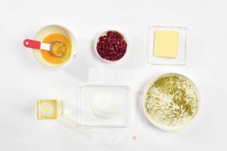 Matcha Cranberry Cookies recipe