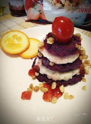 Purple Potato Yam Puree recipe
