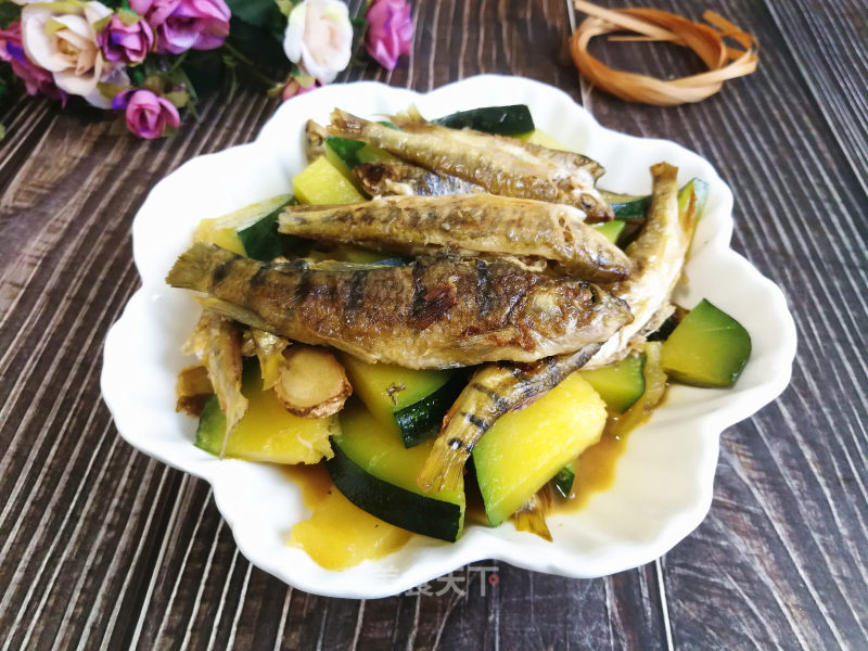 Brook Fish Grilled Gourd recipe