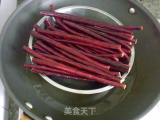 Fermented Bean Curd Mixed with Purple Beans recipe