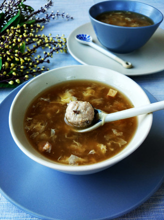 Hot and Sour Meatball Soup recipe
