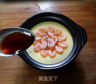 Krill Steamed Egg recipe