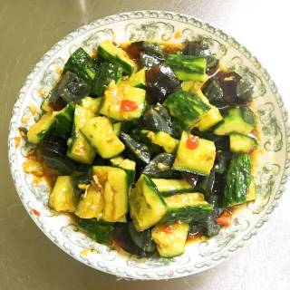 Preserved Egg with Cucumber recipe