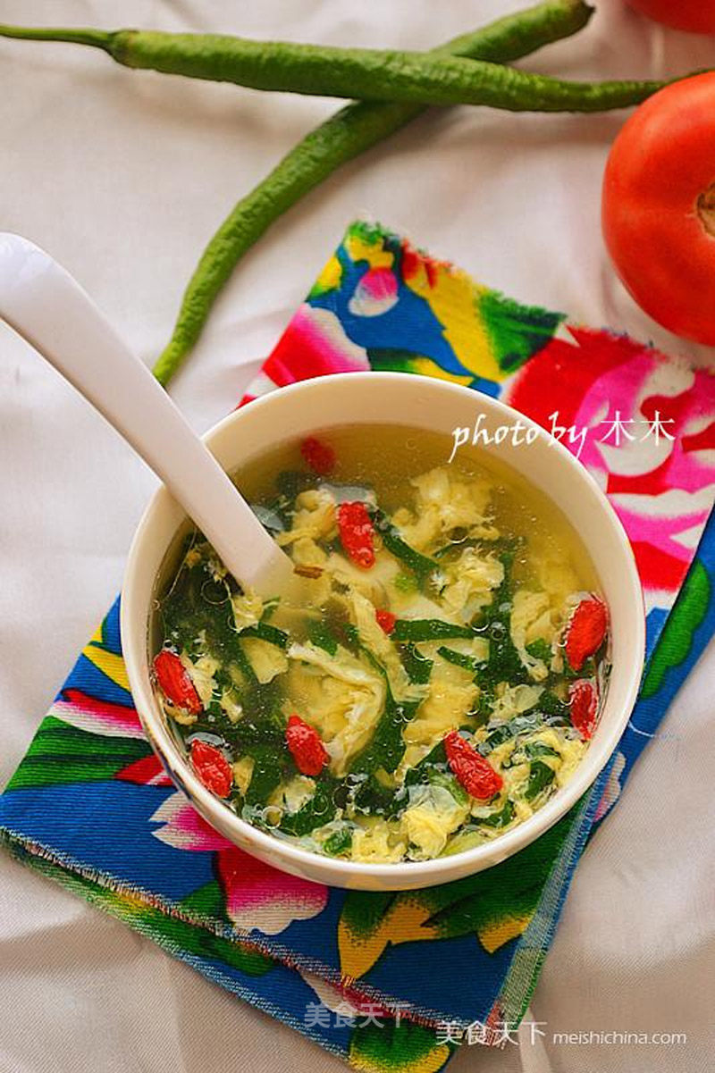 Spinach Egg Drop Soup recipe